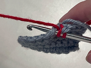 double crochet step 2