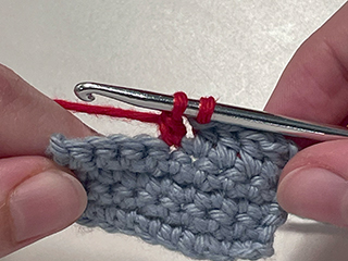 double crochet step 6