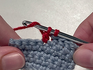 double crochet step 7