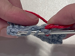 invisible decrease step 2