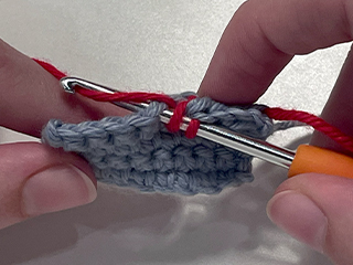 half double crochet step 3