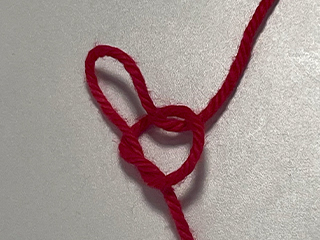 slip knot step 3