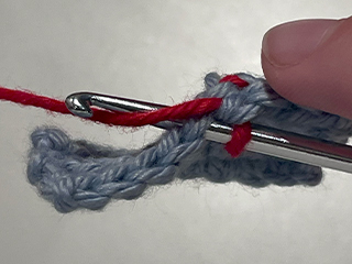 slip stitch step 2