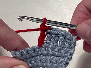 treble crochet step 11