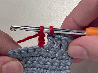 treble crochet step 9